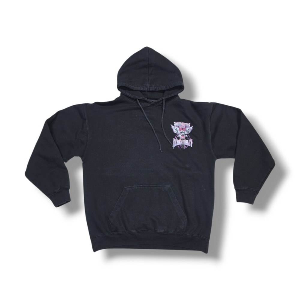 Panama City Beach, FL 2017 Beach Rally Black Hoodie Women's‎ L